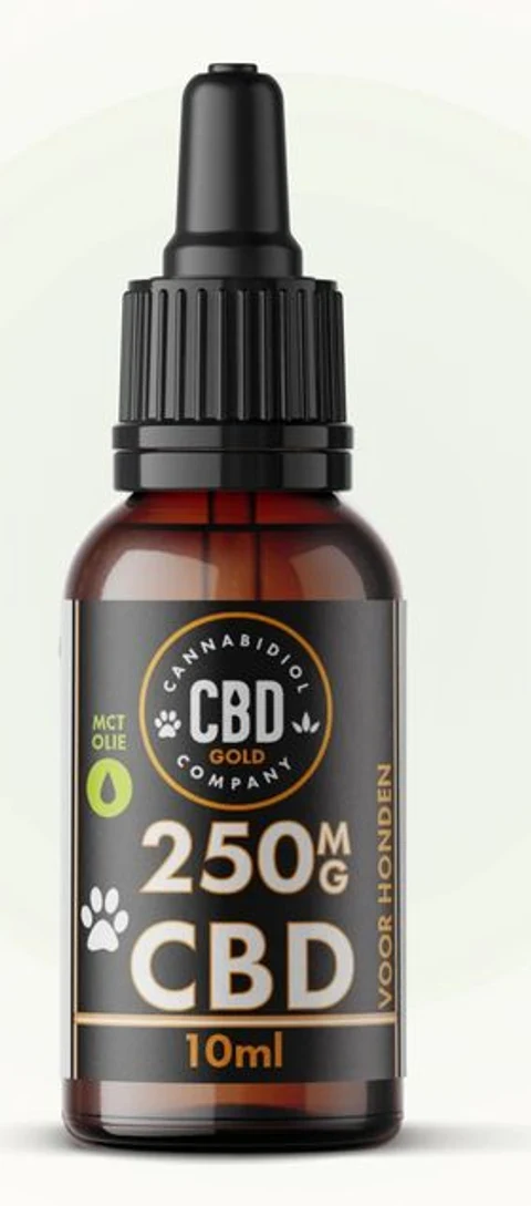 Eigen Cannabidiol Company MCT-olie voor honden, 250 mg CBD, 10 ml