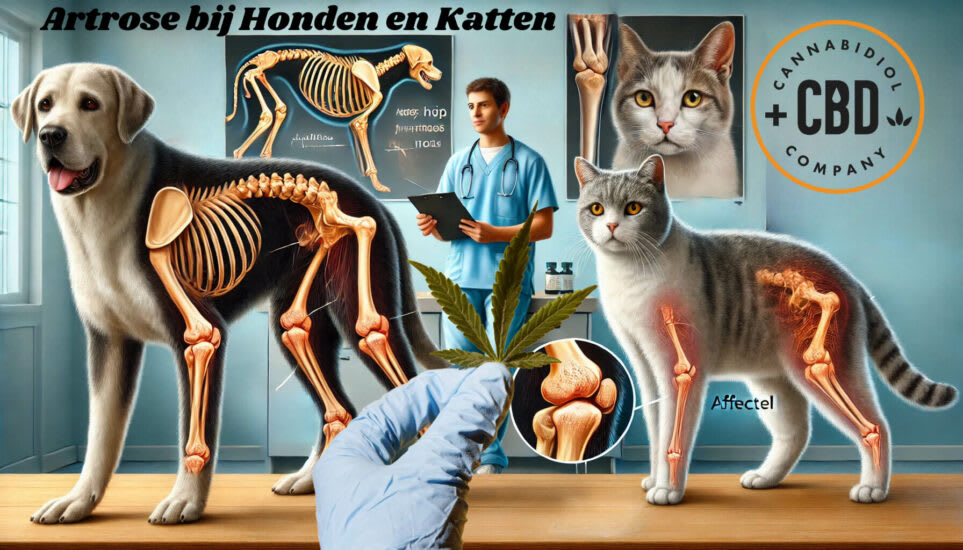 Artrose, ook wel bekend als osteoartritis, is een chronische gewrichtsaandoening die zowel honden als katten treft. Deze degeneratieve ziekte leidt tot pijn, stijfheid en verminderde mobiliteit, wat de levenskwaliteit van onze huisdieren aanzienlijk kan beïnvloeden. In de zoektocht naar effectieve behandelingen is CBD-olie naar voren gekomen als een veelbelovende natuurlijke optie. In dit artikel bespreken […]