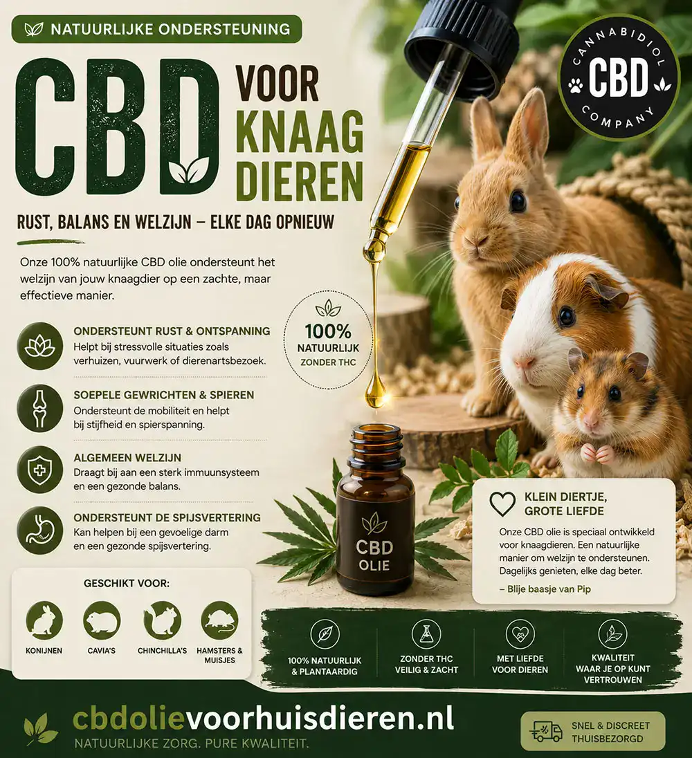 CBD olie voor knaagdieren – biologisch & veilig